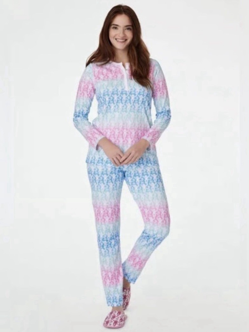 RARE Roller Rabbit Ombre Monkey Pajamas SOLD OUT FOREVER